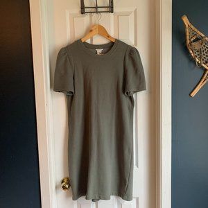 Club Monaco Green Tshirt Dress - M